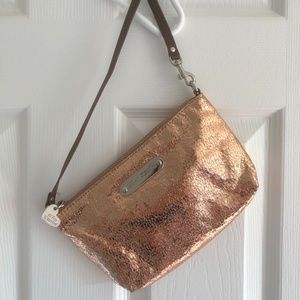 Betsey Johnson Rose Gold Shimmer Handbag